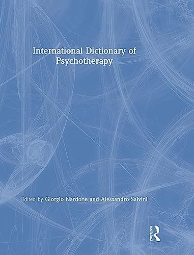 Stock image for International Dictionary of Psychotherapy for sale by Books From California
