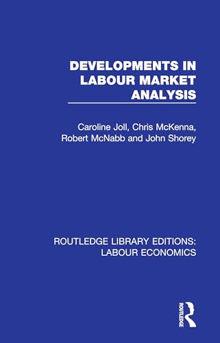 Stock image for Developments in Labour Market Analysis for sale by Blackwell's