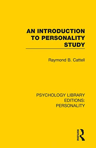 Imagen de archivo de An Introduction to Personality Study (Psychology Library Editions: Personality) a la venta por WorldofBooks