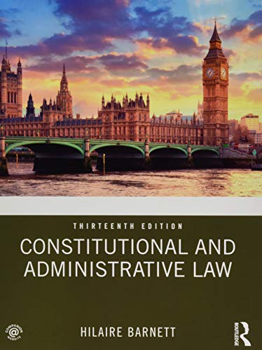 Stock image for Constitutional and Administrative Law for sale by Better World Books Ltd