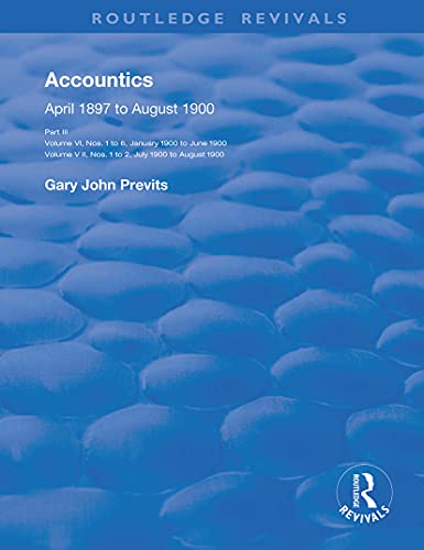Stock image for Accountics. Part III January 1900 to August 1900 for sale by Blackwell's