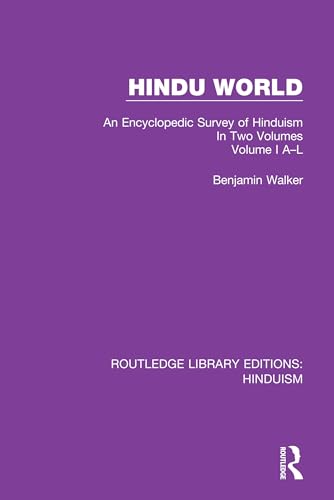 Beispielbild fr Hindu World: An Encyclopedic Survey of Hinduism. In Two Volumes. Volume I A-L zum Verkauf von Blackwell's