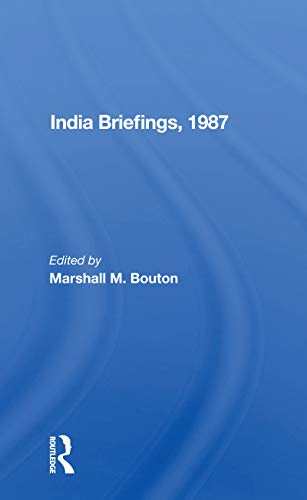 9780367155339: India Briefing, 1987