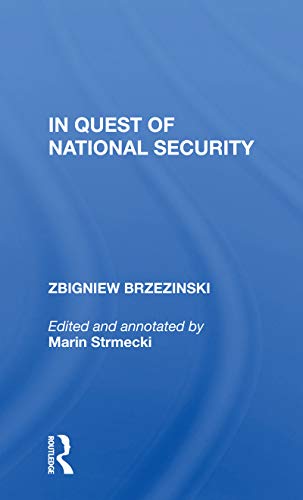 9780367155391: In Quest Of National Security