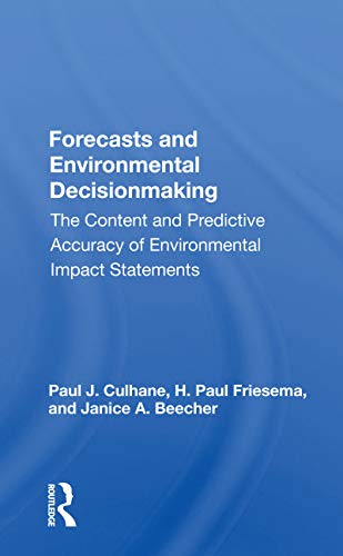 Stock image for Forecasts and Environmental Decision Making for sale by Blackwell's