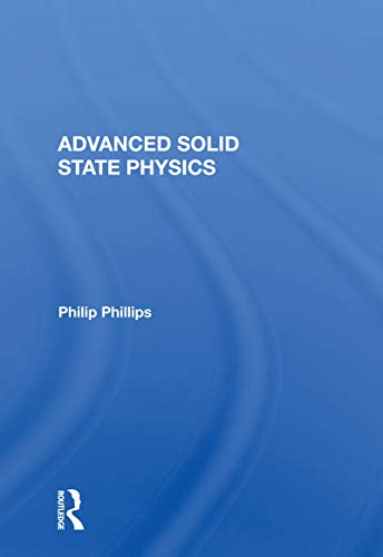 Imagen de archivo de Advanced Solid State Physics a la venta por Blackwell's