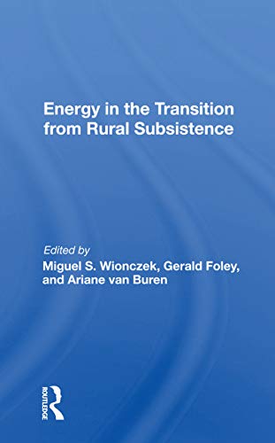 Beispielbild fr Energy in the Transition from Rural Subsistence zum Verkauf von Blackwell's