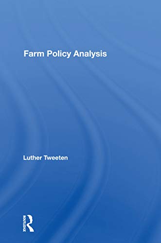 Beispielbild fr Farm Policy Analysis zum Verkauf von Blackwell's