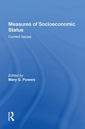Beispielbild fr Measures of Socioeconomic Status zum Verkauf von Blackwell's