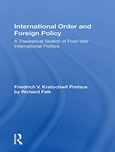 Beispielbild fr International Order and Foreign Policy zum Verkauf von Blackwell's