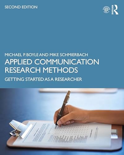 9780367178710: Applied Communication Research Methods: Getting Started as a Researcher