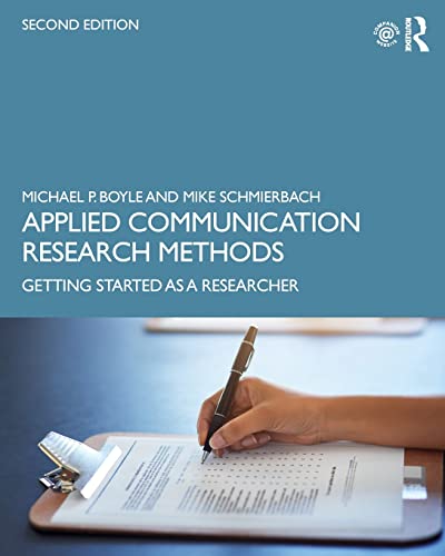 9780367178727: Applied Communication Research Methods: Getting Started as a Researcher