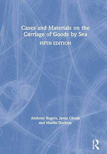 Imagen de archivo de Cases and Materials on the Carriage of Goods by Sea a la venta por Chiron Media