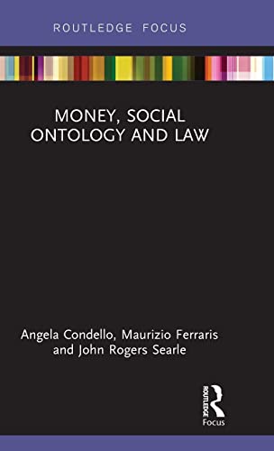 Stock image for Money, Social Ontology and Law (Law and Politics) for sale by Chiron Media