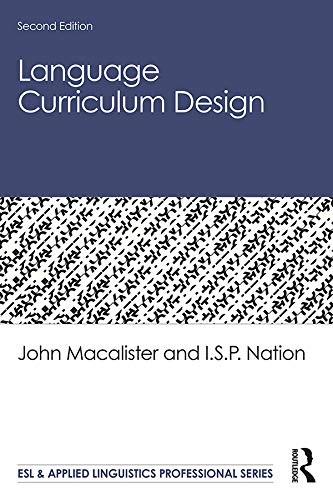 Beispielbild fr Language Curriculum Design (ESL & Applied Linguistics Professional Series) zum Verkauf von BooksRun