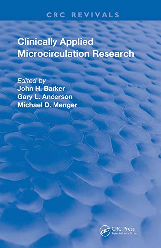 Stock image for Clinically Applied Microcirculation Research (Routledge Revivals) for sale by Chiron Media