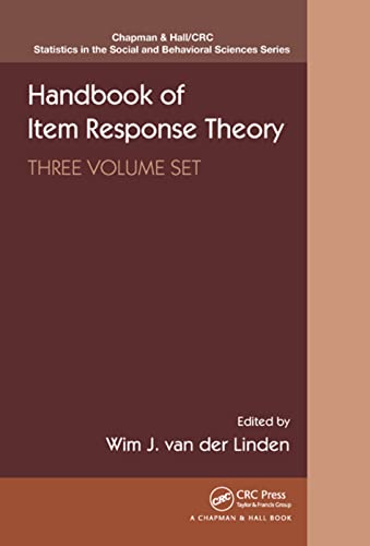 9780367221201: Handbook of Item Response Theory: Three Volume Set (Chapman & Hall/CRC Statistics in the Social and Behavioral Sciences)