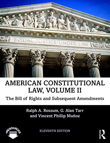 Stock image for American Constitutional Law: The Bill of Rights and Subsequent Amendments for sale by Textbooks_Source