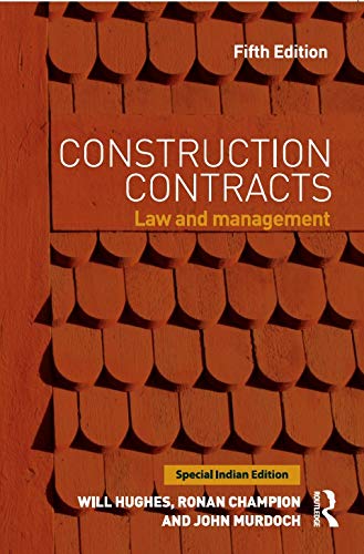 Beispielbild fr Construction Contracts : Law And Management, 5Th Edition zum Verkauf von SMASS Sellers