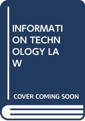 Imagen de archivo de Information Technology Law 5Th Edition a la venta por SMASS Sellers