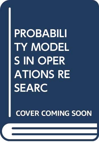 9780367242442: PROBABILITY MODELS IN OPERATIONS RESEARC