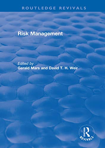 Imagen de archivo de Risk Management, 2 Volume Set (Routledge Revivals) a la venta por Chiron Media