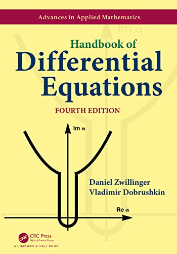 Imagen de archivo de Handbook of Differential Equations (Advances in Applied Mathematics) a la venta por BooksRun