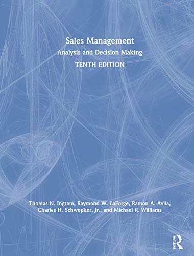 Stock image for Sales Management: Analysis and Decision Making for sale by Chiron Media