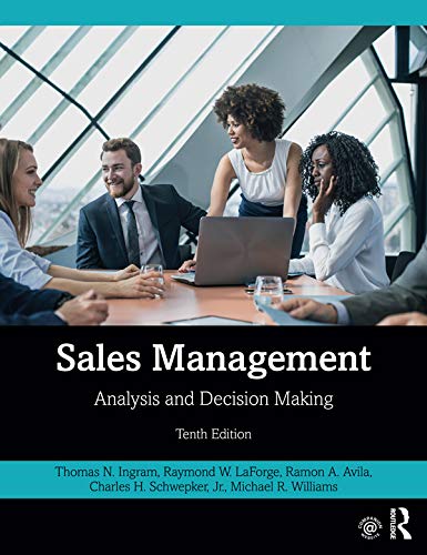 Stock image for Sales Management: Analysis and Decision Making for sale by GF Books, Inc.