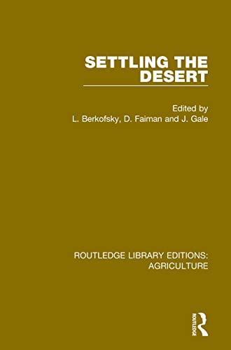 Stock image for Settling the Desert for sale by Blackwell's