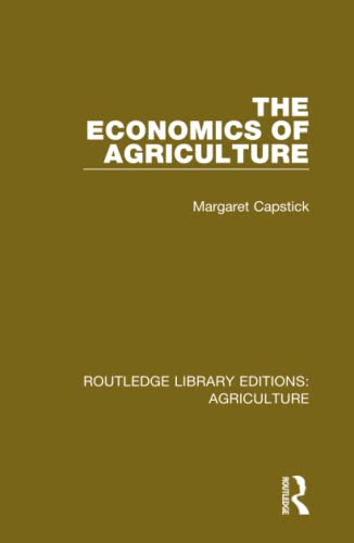 Stock image for The Economics of Agriculture for sale by Blackwell's