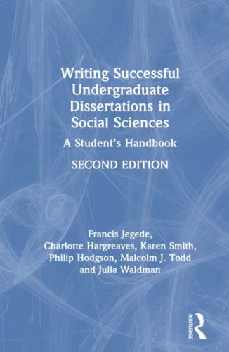 Imagen de archivo de Writing Successful Undergraduate Dissertations in Social Sciences: A Student s Handbook a la venta por Revaluation Books