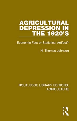 Stock image for Agricultural Depression in the 1920'S for sale by Blackwell's