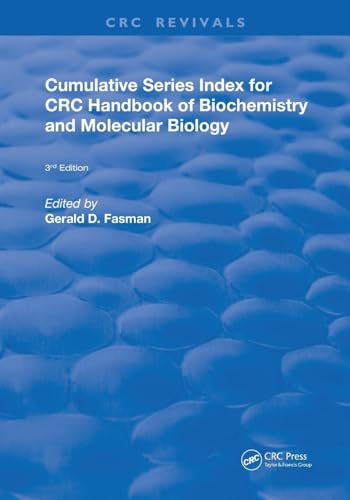 Stock image for Cumulative Series Index for CRC Handbook of Biochemistry and Molecular Biology for sale by GreatBookPrices