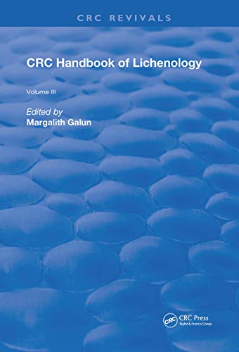 Stock image for Handbook of Lichenology: Volume 3 (Routledge Revivals) for sale by Chiron Media