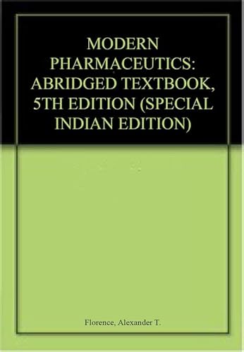 9780367269661: MODERN PHARMACEUTICS: ABRIDGED TEXTBOOK, 5TH EDITION (SPECIAL INDIAN EDITION)