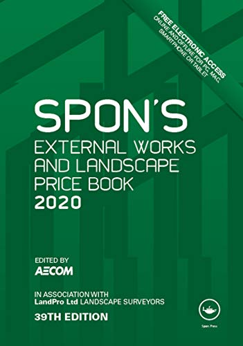 Stock image for Spon's External Works and Landscape Price Book 2020 for sale by Revaluation Books