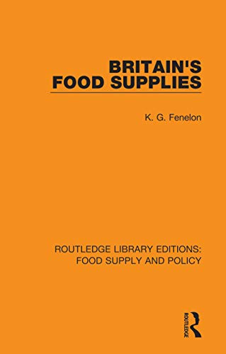 Imagen de archivo de Britain's Food Supplies a la venta por Blackwell's