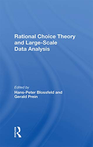 Beispielbild fr Rational Choice Theory and Largescale Data Analysis zum Verkauf von Blackwell's