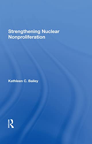Stock image for Strengthening Nuclear Nonproliferation for sale by TEXTBOOKNOOK
