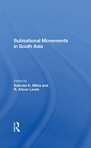 Stock image for Subnational Movements In South Asia for sale by Chiron Media