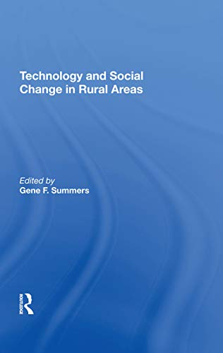 Stock image for Technology And Social Change In Rural Areas for sale by Blackwell's