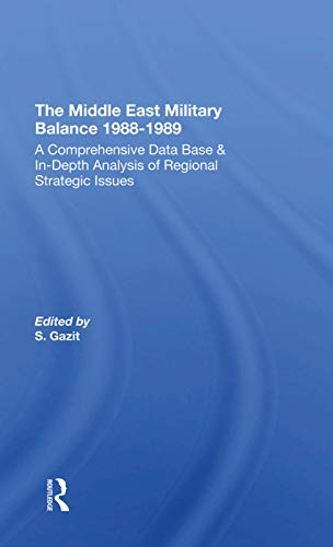 Imagen de archivo de The Middle East Military Balance 1988-1989 a la venta por Chiron Media