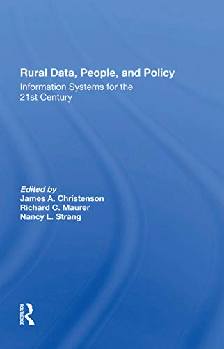 9780367301729: Rural Data, People, And Policy: Information Systems For The 21st Century