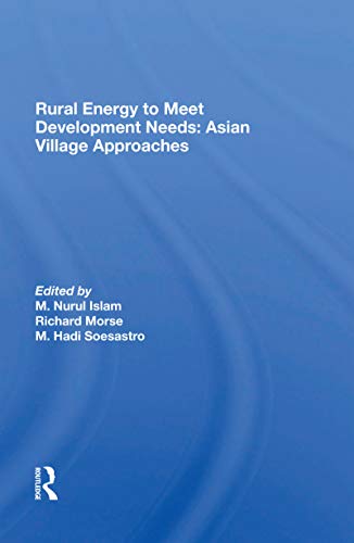 Beispielbild fr Rural Energy To Meet Development Needs: Asian Village Approaches zum Verkauf von Blackwell's