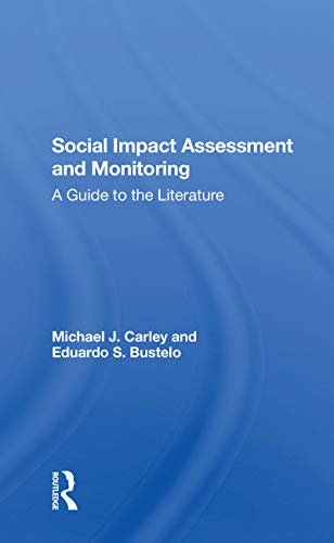 Beispielbild fr Social Impact Assessment and Monitoring zum Verkauf von Blackwell's