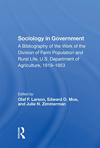 Stock image for Sociology in Government for sale by Blackwell's