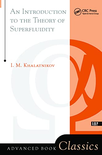 9780367314095: An Introduction To The Theory Of Superfluidity