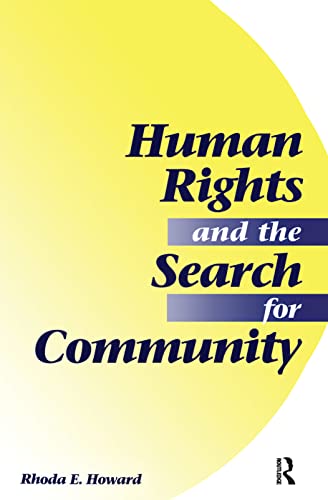 Stock image for Human Rights And The Search For Community for sale by Chiron Media