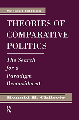 Beispielbild fr Theories Of Comparative Politics zum Verkauf von Blackwell's